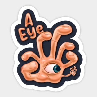 A Eye Sticker